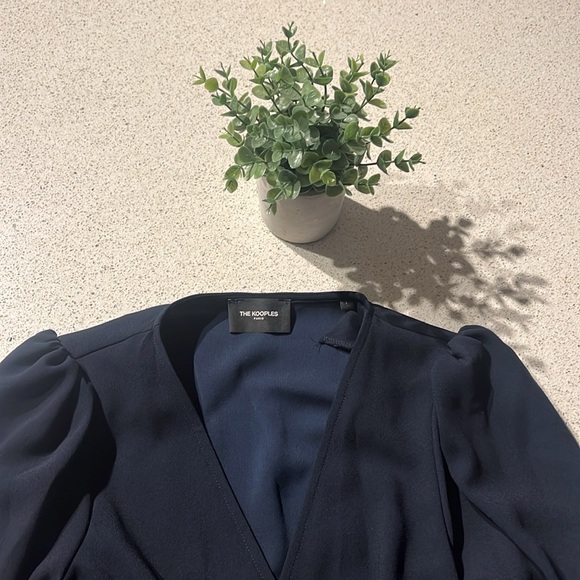 The Kooples 2024 Sz 1 Navy Dress with Sleeves - Picture 9 of 16